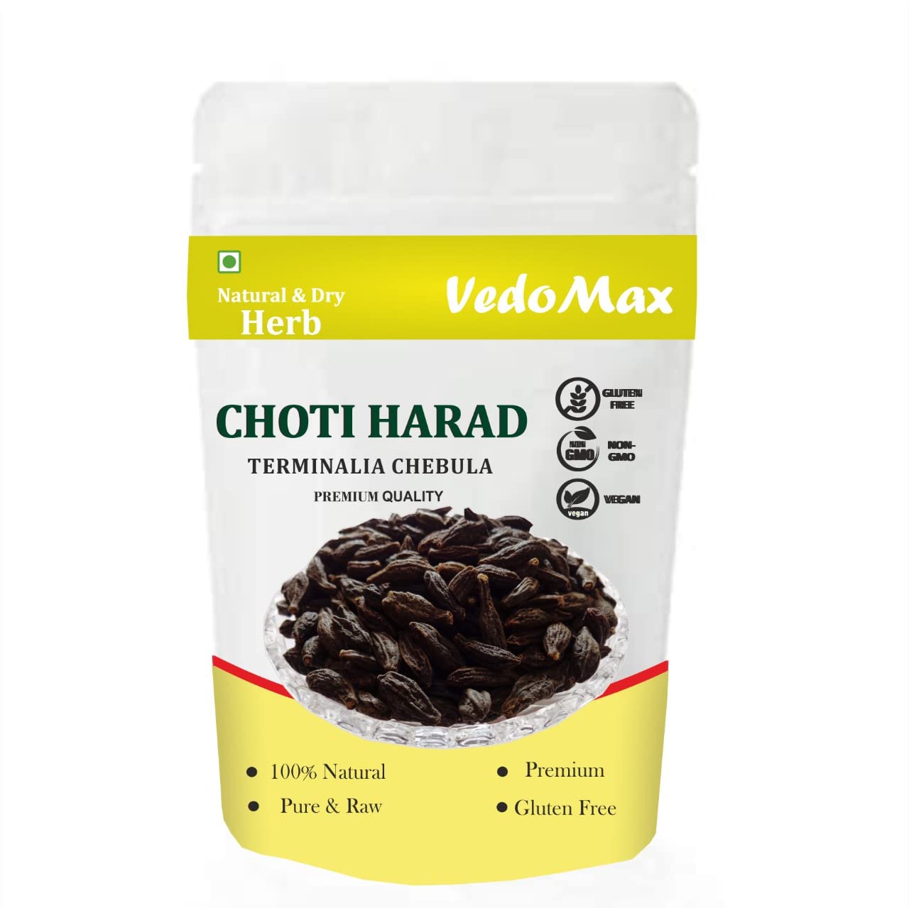 Vedomax Harad Choti Kali Harad Black Myrobalan Black Himej